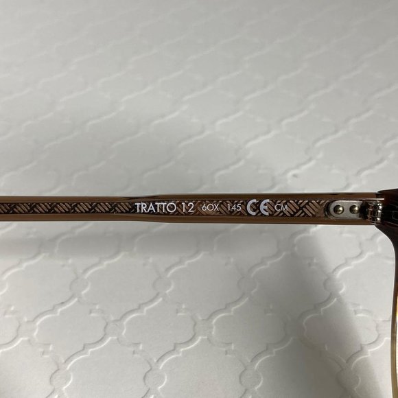 Safilo Tratto 12 60X 145 Eyeglasses Oval Full Rim Frame - Picture 3 of 7